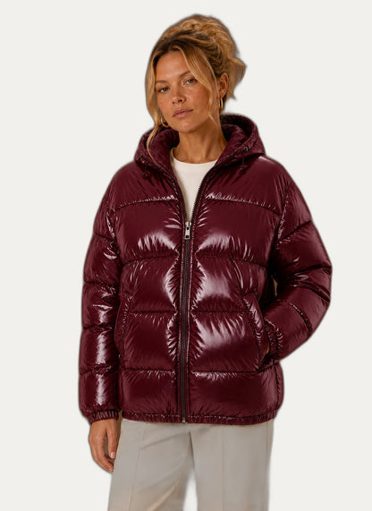 Veste hivernale gonflable pour femme - Veste d'hiver décontractée