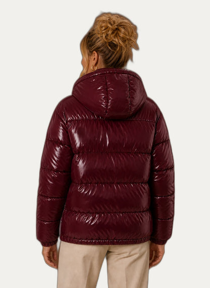 Veste hivernale gonflable pour femme - Veste d'hiver décontractée