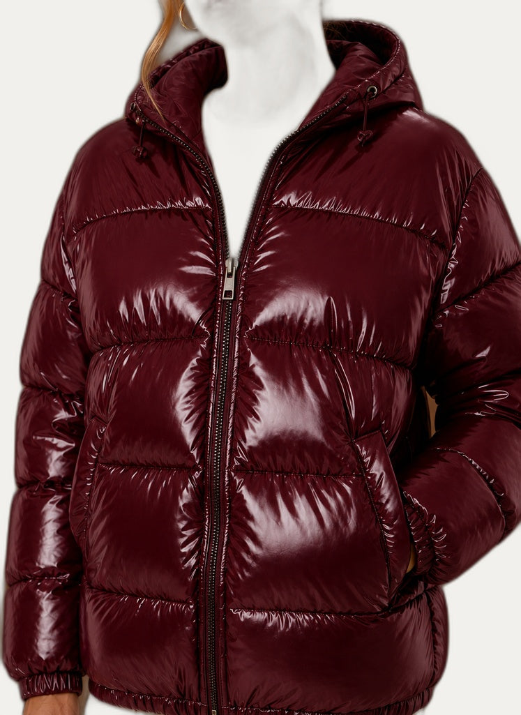 Veste hivernale gonflable pour femme - Veste d'hiver décontractée