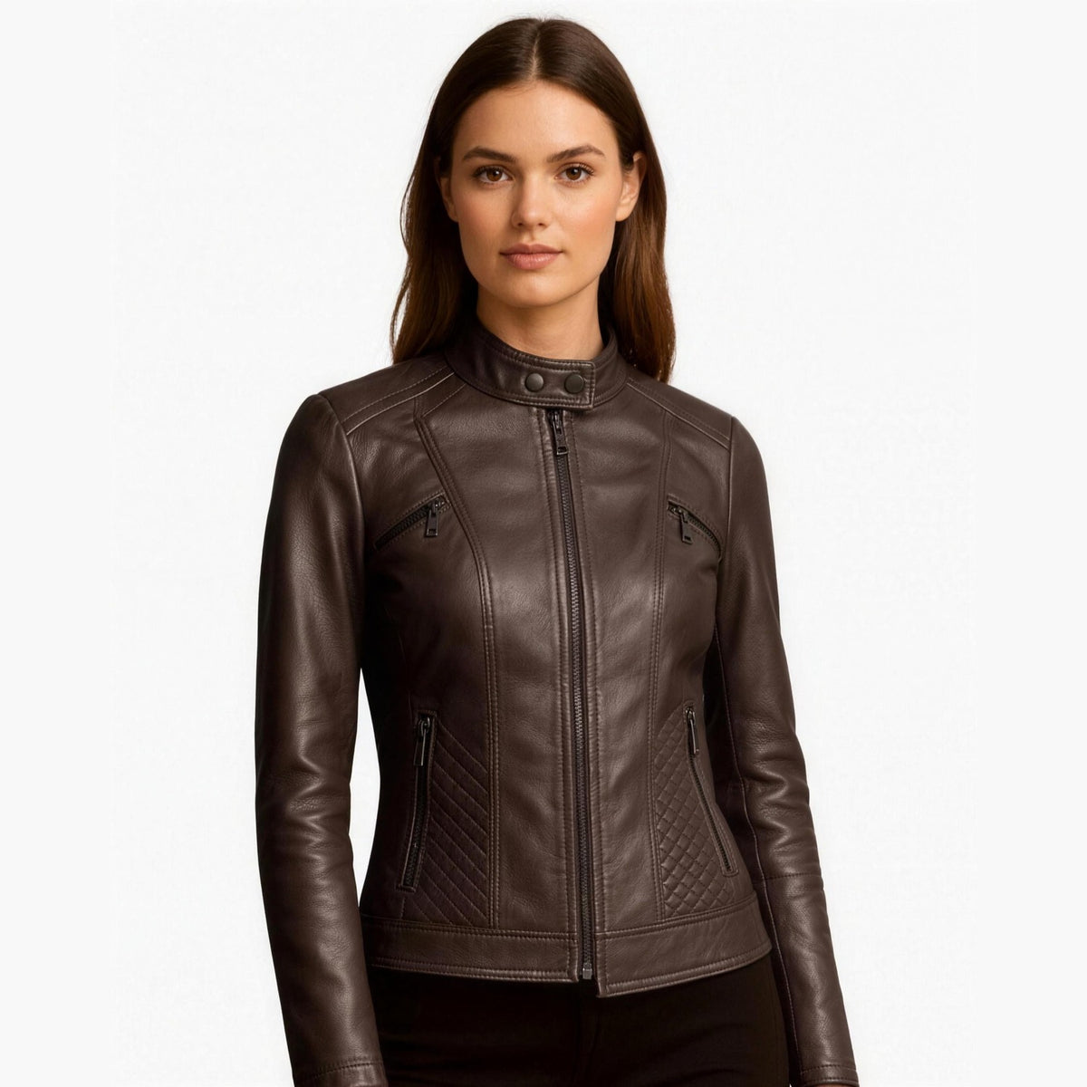 Veste Cuir Veritable - Google Ads square