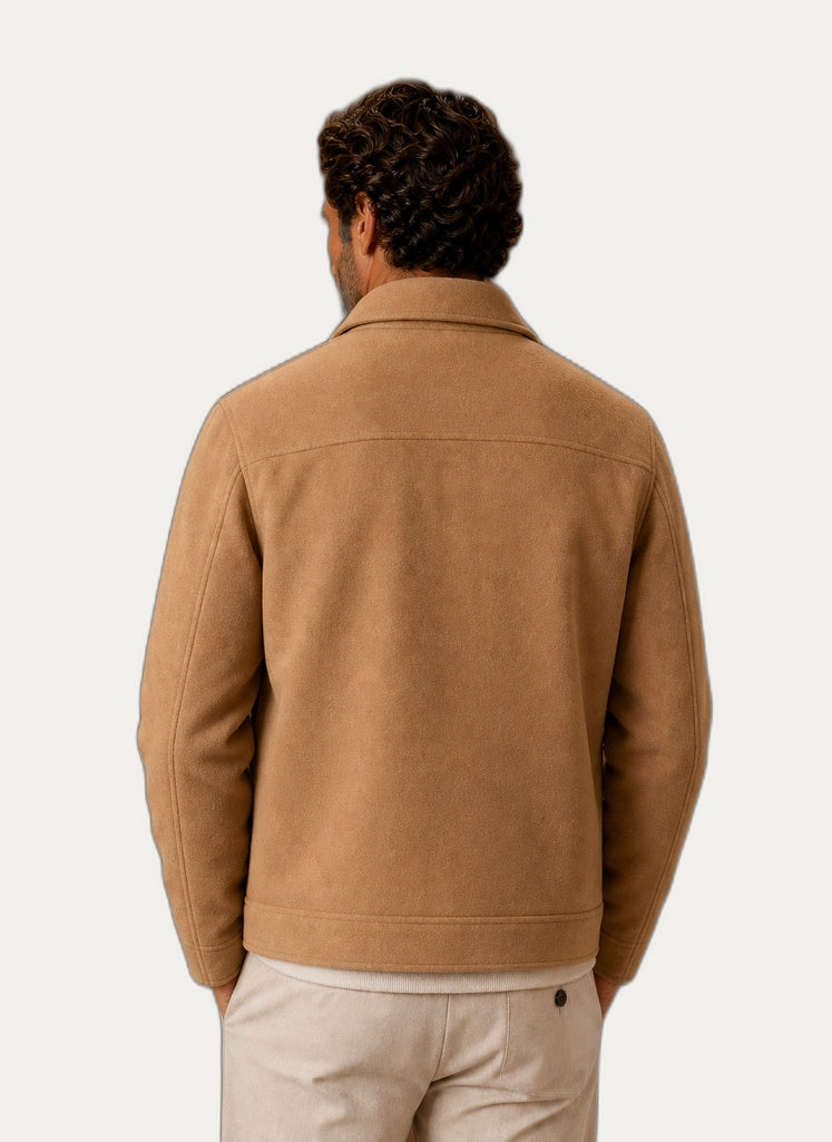 Veste décontractée pour homme avec fermeture à boutons - Idéal pour les saisons de transition | Martaline