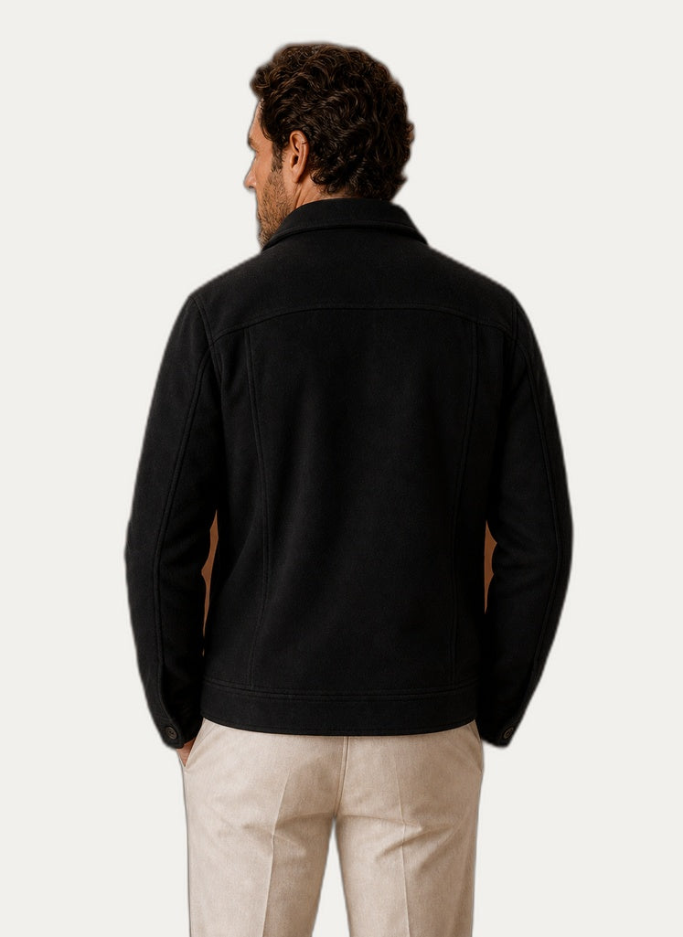 Veste décontractée pour homme avec fermeture à boutons - Idéal pour les saisons de transition | Martaline