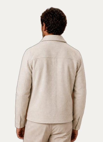 Veste décontractée pour homme avec fermeture à boutons - Idéal pour les saisons de transition | Martaline