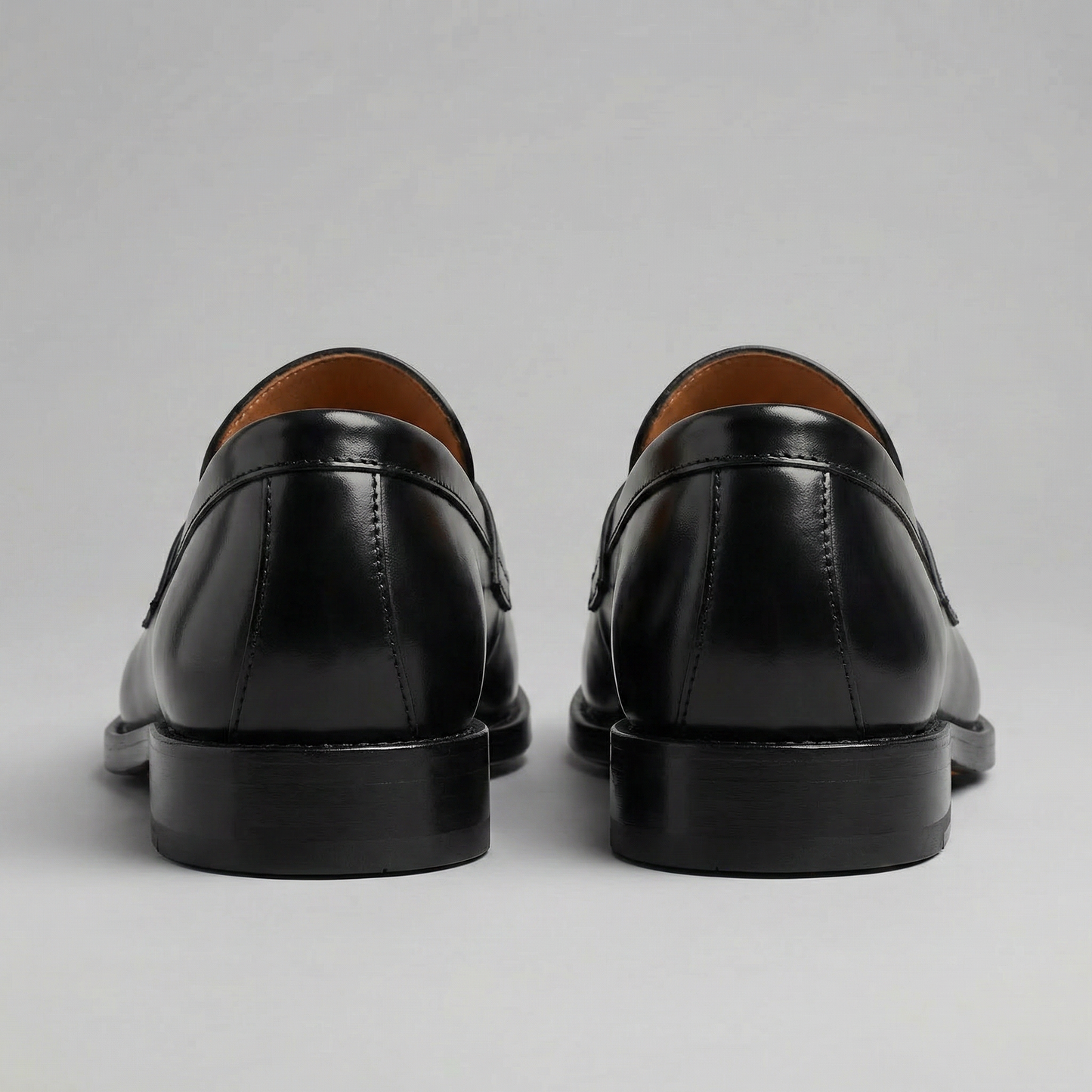 Penny loafers homme slip-on noir