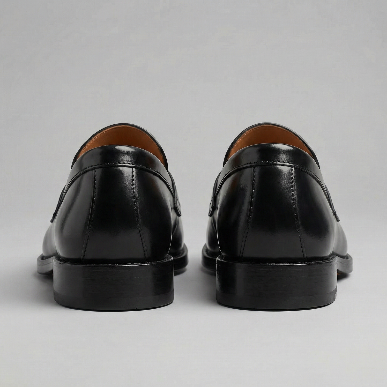 Penny loafers homme slip-on noir