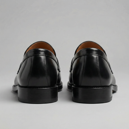 Penny loafers homme slip-on noir