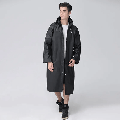 Imperméable plié et compact pour le transport