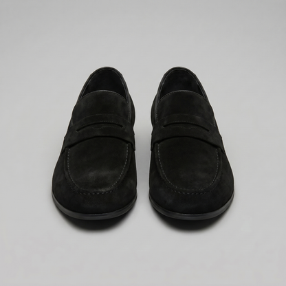 Penny loafers suédine Noir