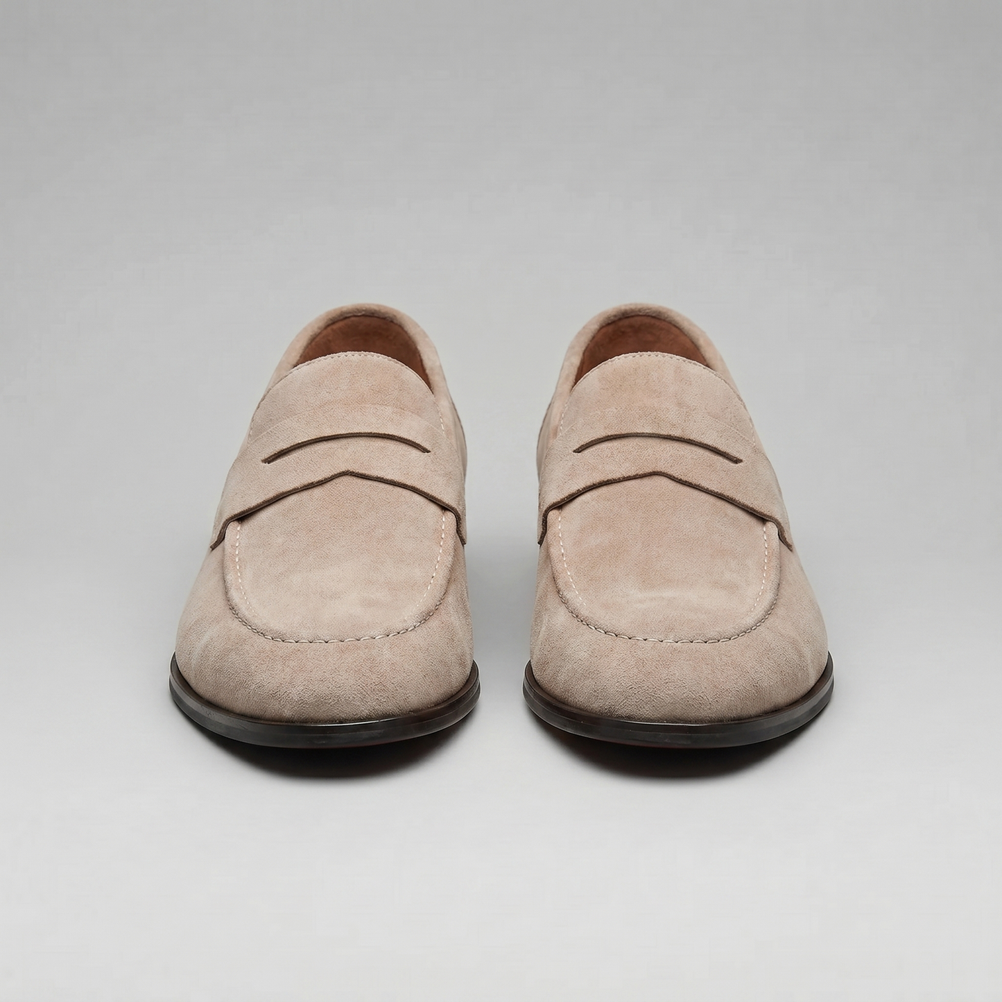 Penny loafers suédine Sable