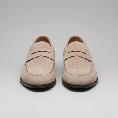 Penny loafers suédine Sable
