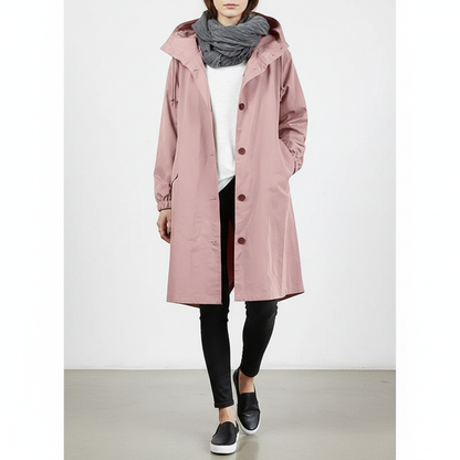 Veste de pluie légère femme coloris rose