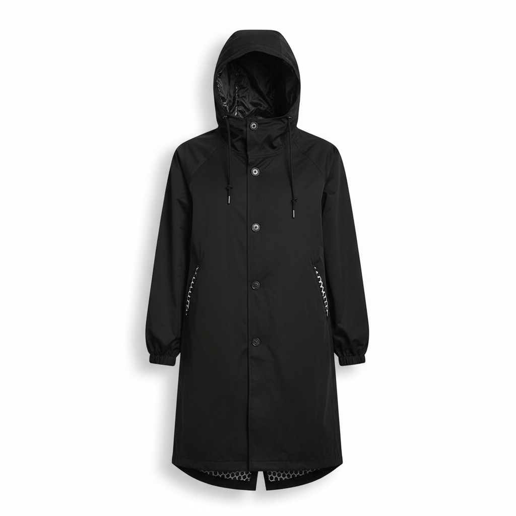 Veste de pluie légère femme coloris noir