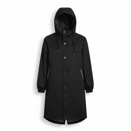 Veste de pluie légère femme coloris noir