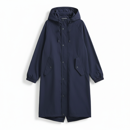 Veste de pluie légère femme coloris bleu foncé