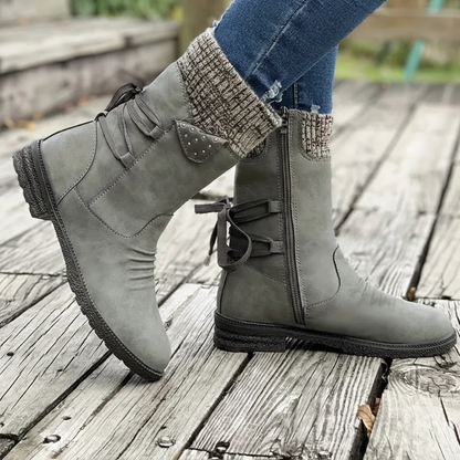 Semelle antidérapante des bottes d'hiver femme